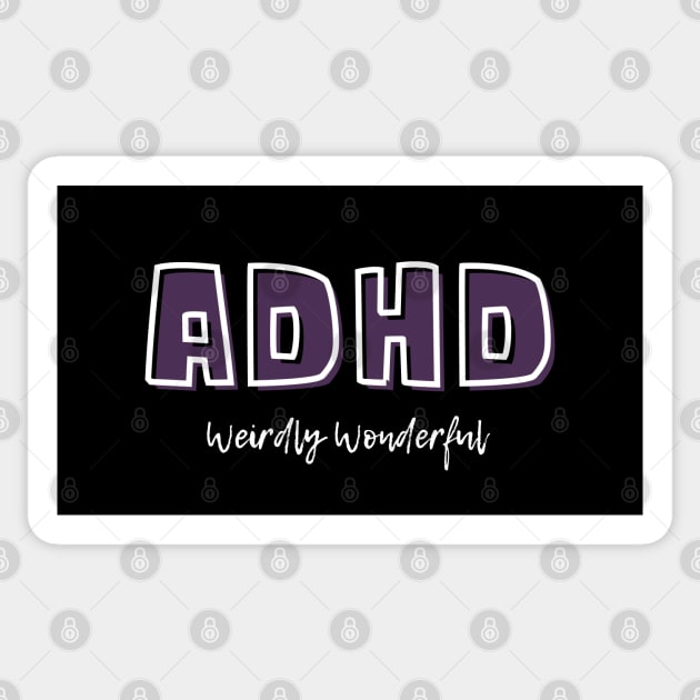 ADHD Weirdly Wonderful Sticker by Love Life Random